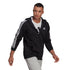 Felpa con cappuccio nera full-zip adidas Essentials Fleece 3-Stripes, Abbigliamento Sport, SKU a721000066, Immagine 0